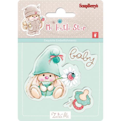 Stemple akrylowe ScrapBerry's 7cm, Baby Bunny
